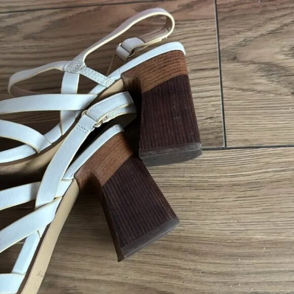 Aldo Dindiloa White Women's Heels white 3.5 inch heel - Picture 6 of 16